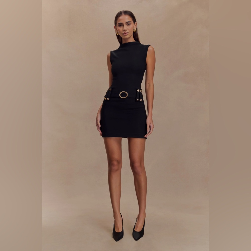 Meshki Scheana stretch crepe mini dress